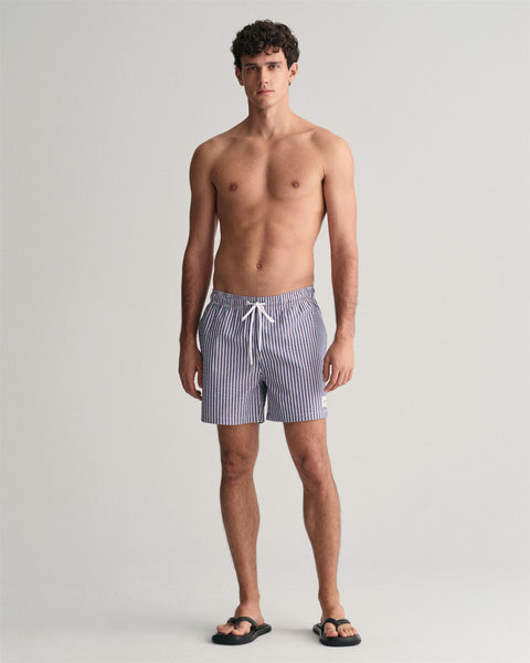 Seersucker swim shorts, 418 Pastellblå