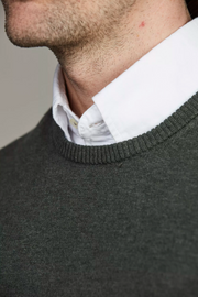 Crew Neck Sweater Green Grønn