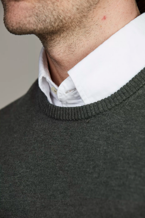 Crew Neck Sweater Green Grønn