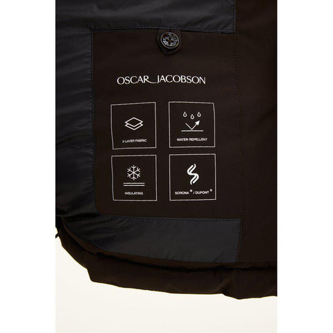 Hooded Puffer Jacket Mørkebrun