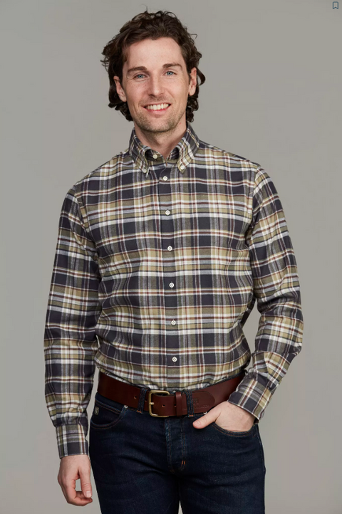 Twill Flanel Shirt Rutete