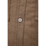 Flanell Shirt Jacket Beige/Khaki