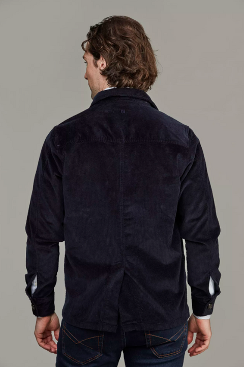 Corduroy overshirt Marine