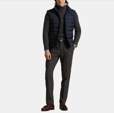 The Colden Packable vest Navy