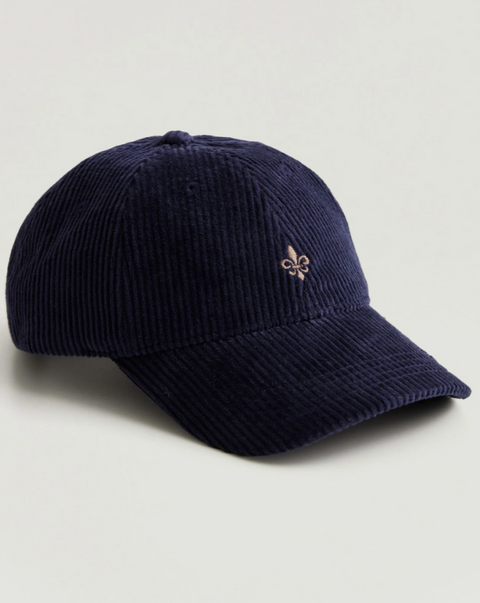 Lily Cord Cap, navy Blå