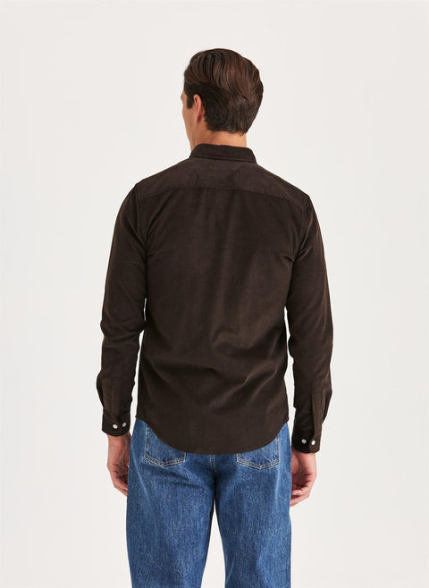 Douglas cord shirt, brun Brun