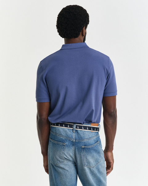 REG CONTRAST PIQUE SS POLO Blå