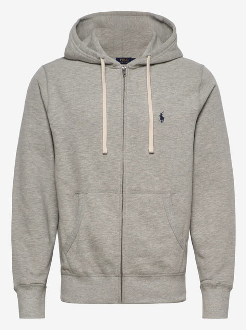Long Sleeve FZ Hood, grey Grå