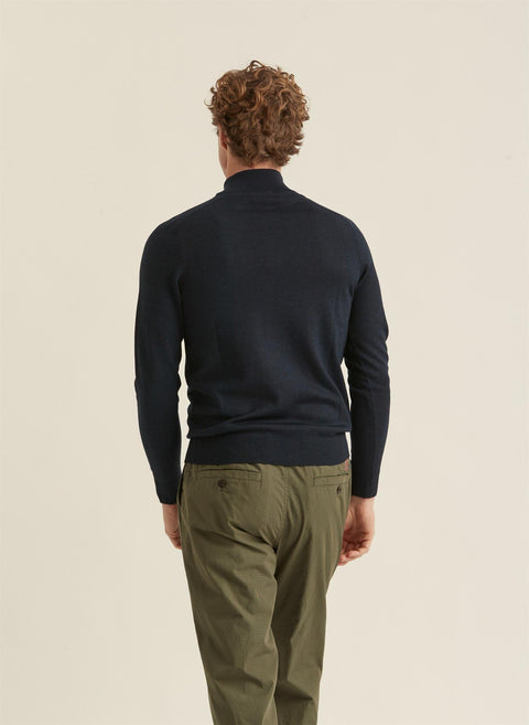 Merino John Zip Marine