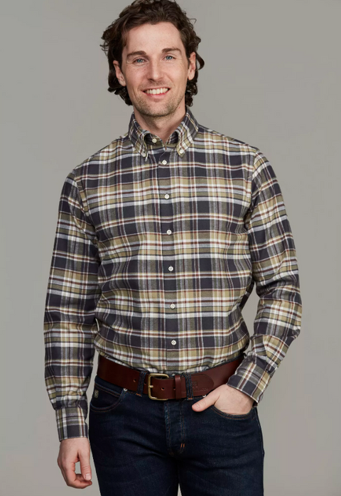 Twill Flanel Shirt Rutete