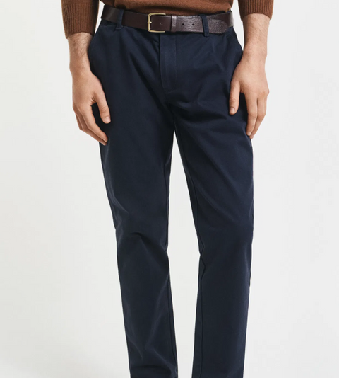 SLIM COMFORT SUPER CHINOS Mørkeblå