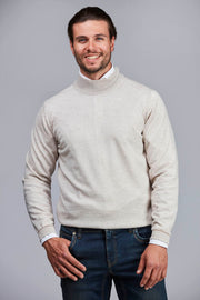 Merino Rollneck Knit, irish white Off-White