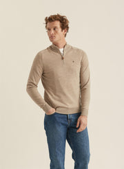 Merino John Zip Khaki