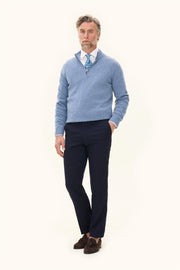 Paul Half Zip Blå