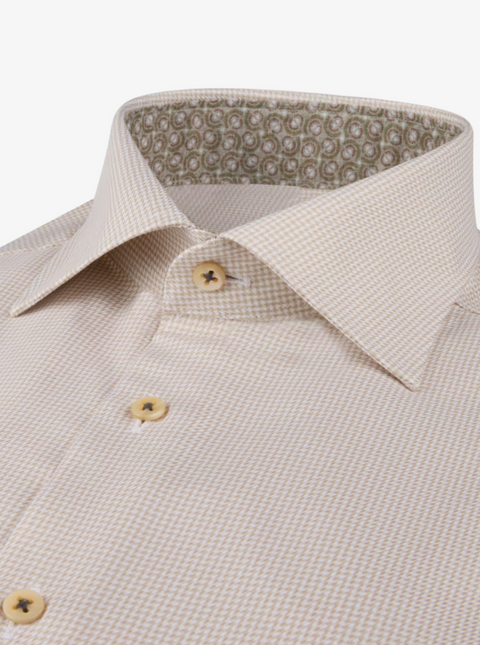 Regular Shirt Contrast Beige Beige