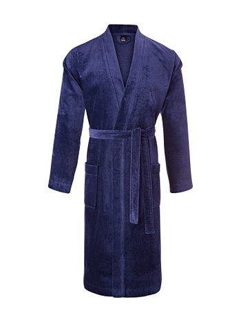 Men Bathrobe Mørkeblå