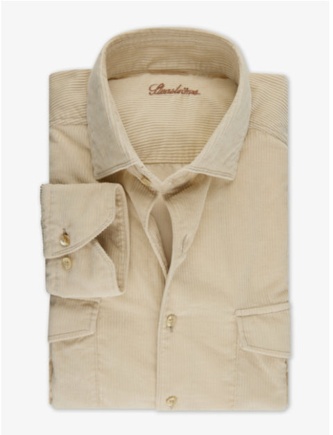 Regular Shirt Double pockets Off-White