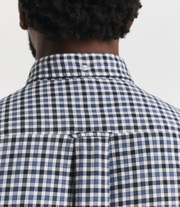 Reg twill gingham shirt Blå