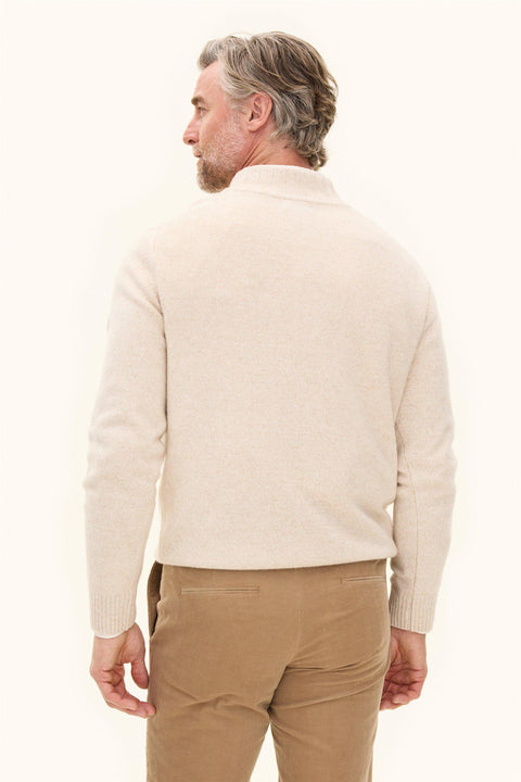 Paul Half Zip Beige