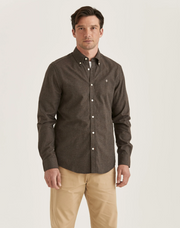 Watts Flannel shirt Brun