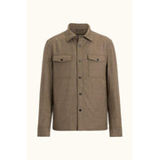 Flanell Shirt Jacket Beige/Khaki
