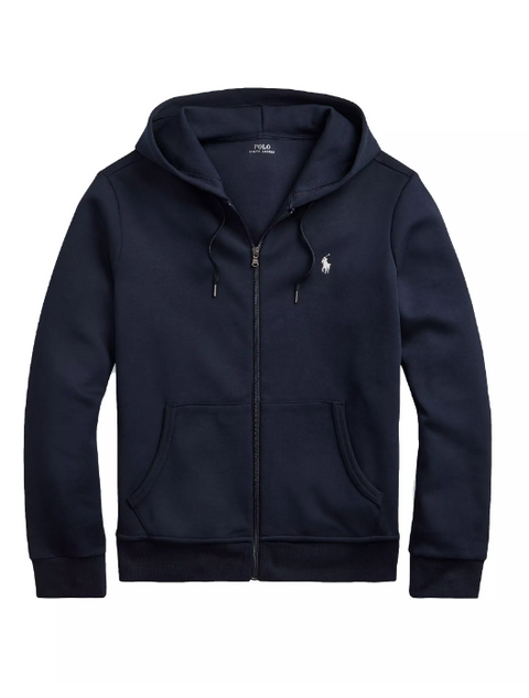 Zip Hood Sweatshirt Mørkeblå