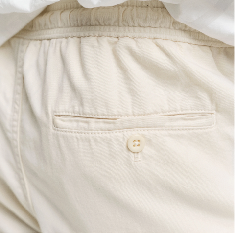 Reg sunfaded DS shorts, 130 Off-White