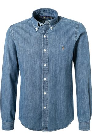 Sport Shirt, Custom Fit Blå