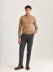 Merino Cable John Zip, 08 Camel