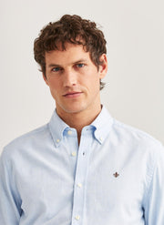 Watts Flannel Shirt, Light Blue Lyseblå