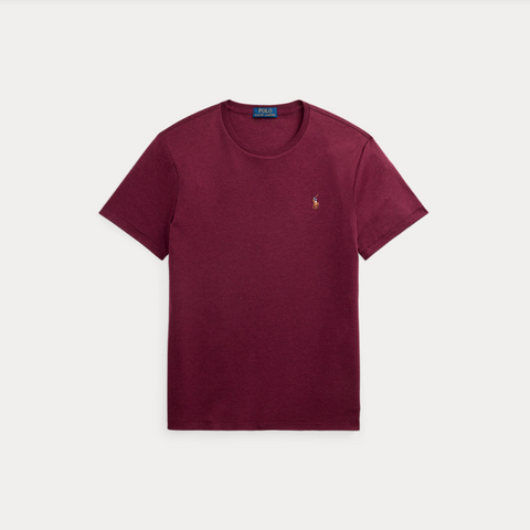 T-shirt Polo, red Mørkerød