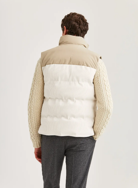 Catton Puffer Vest, Off-white Off-White