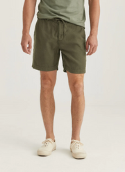 Fenix Linen Shorts Oliven