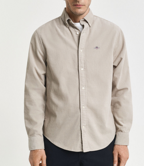 Reg corduroy shirt Beige