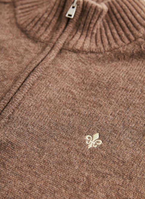 New Hertford Half Zip, 84 Brun