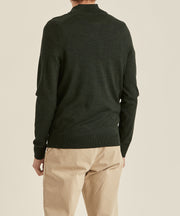 Merino John Zip Grønn