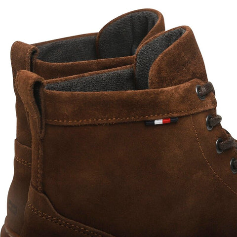 Hilfiger Cleated Suede Boot Rust