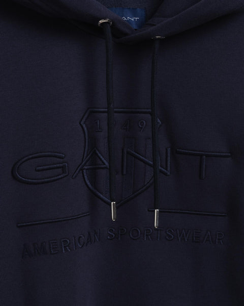 Tonal Archive Shield Hoodie Marine
