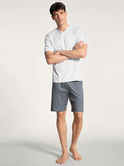 Men Short Pyjamas Lysegrå