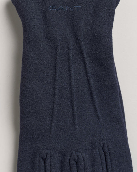 Melton Gloves Blå