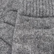 Knitted Wool Gloves Grå