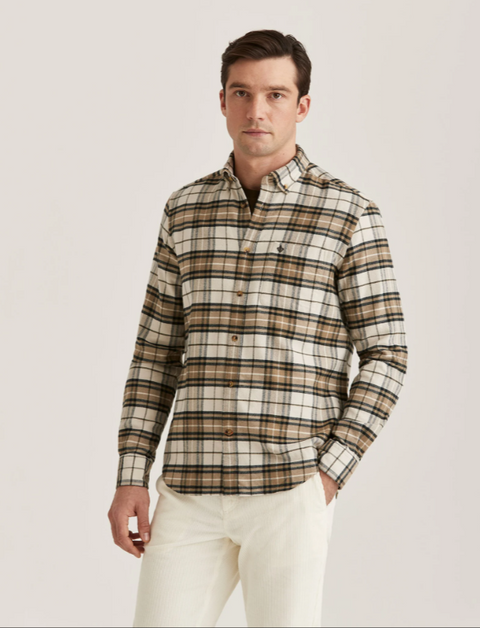 Flannel big check shirt Off-White