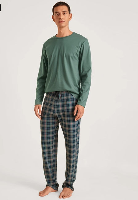 Men pyjamas Grønn