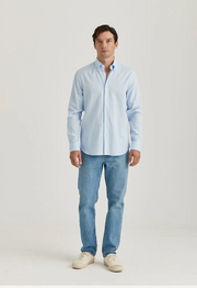 Pinpoint Oxford Shirt - Slim Lyseblå