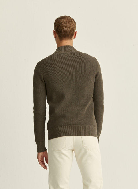 Bernard Half Zip Brun