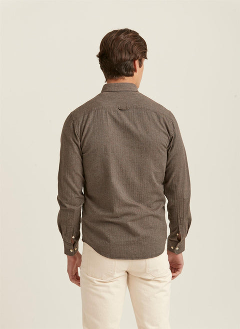 Watts Flannel BD Brun