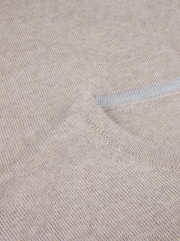 Merino Crew Neck With Patch Lysegrå