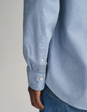 Flannel Melange Shirt Blå