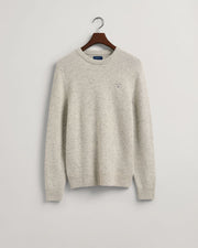 Neps Melange C-Neck Off-White