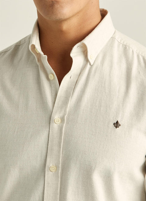 Watts Flannel Shirt Off-White